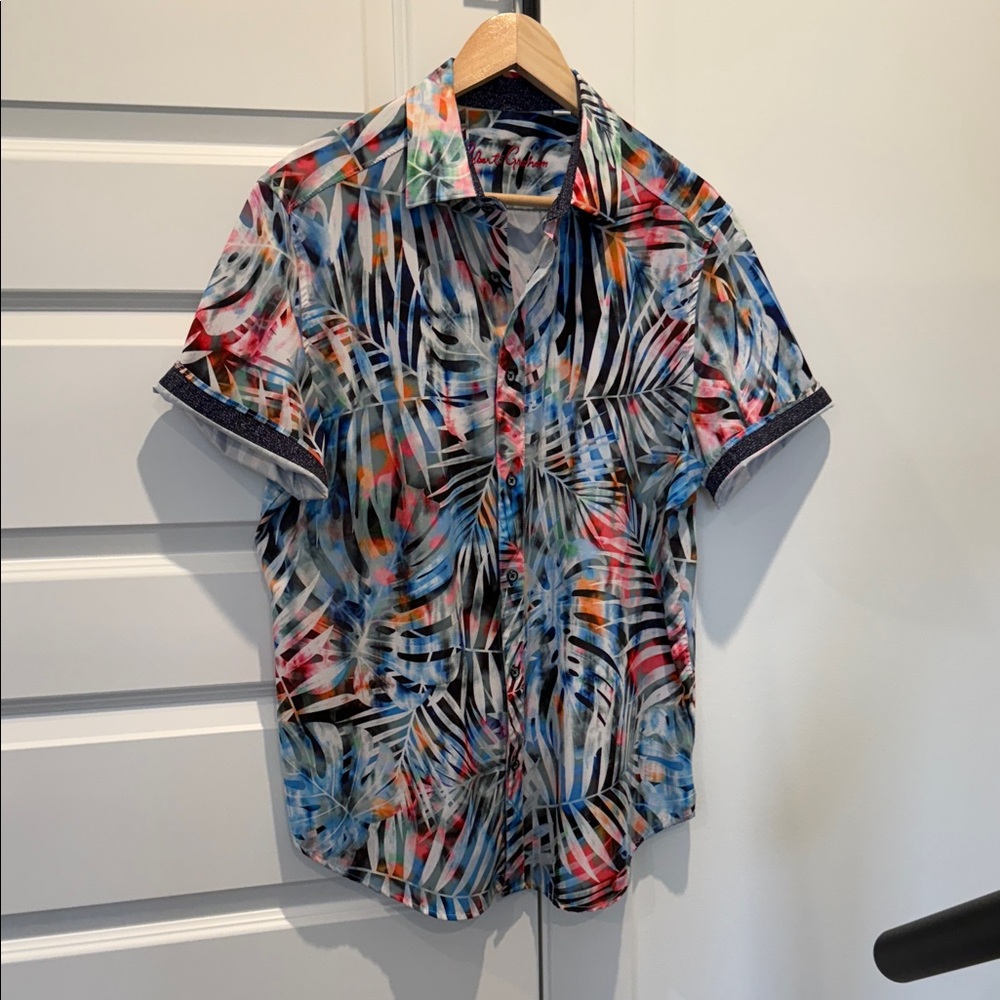 Robert Graham Vibrant Patterned Men's Shirt